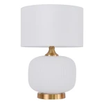 Lampa stołowa Light Prestige TAMIZA 48 cm biała 1xE27