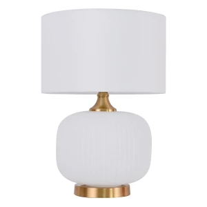 Lampa stołowa Light Prestige TAMIZA 48 cm biała 1xE27