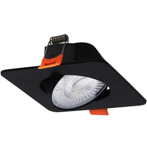 Ruchome kwadratowe Light Prestige oczko podtynkowe PLUS czarne LED CCT