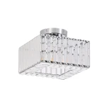 Kwadratowy plafon Light Prestige VETRO chrom 1xE27