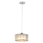 Okrągła lampa Light Prestige wisząca VETRO chrom 1xE27