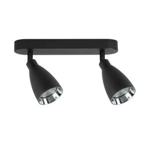 Spot 2 Light Prestige CAMPANA czarny 2xGU10