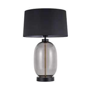 Lampa stołowa Light Prestige AMUR dymna 1xE27