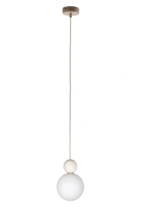 Lampa wisząca Sigma RONA 41673 1 drewno bielony