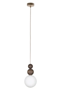 Lampa wisząca Sigma RONA 41681 2 drewno ciemny brąz