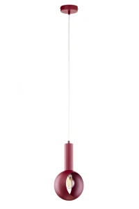 Lampa wisząca Sigma VITRUM 41636 OCZKO bordowy