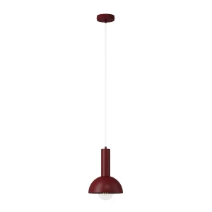 Lampa wisząca Sigma VITRUM 41640 KOPUŁA S bordowy