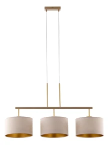 Lampa wisząca Sigma MARII 41839 3 beżowy/złoty