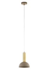 Lampa wisząca Sigma VITRUM 41714 GOLD KOPUŁA S złoty szczotkowany/ciepły beż