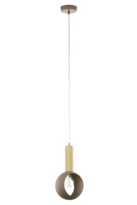 Lampa wisząca Sigma VITRUM 41718 GOLD OCZKO złoty szczotkowany/ciepły beż