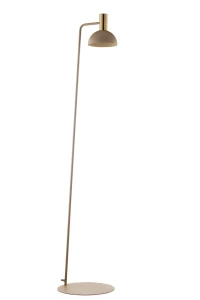 Lampa podłogowa Sigma VITRUM 41721 GOLD KOPUŁA S złoty szczotkowany /ciepły beż