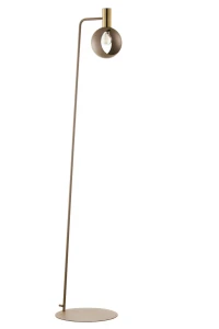 Lampa podłogowa Sigma VITRUM 41725 GOLD OCZKO złoty szczotkowany/ciepły beż