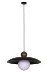 Lampa wisząca Sigma 41949 MOSAIC  WOOD ciemny brąz