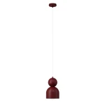 Lampa wisząca Sigma 41793 MOSAIC bordowy