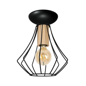 Lampa sufitowa WILL BLACK 1xE27 1xE27 60W Milagro MLP4189