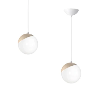 Lampa wisząca SFERA WOOD 1xE14 1xE14 40W Milagro MLP5424