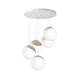 Lampa wisząca SFERA WOOD 5xE14 5xE14 40W Milagro MLP5426