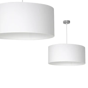 Lampa wisząca CASINO Biały / Chrom 1xE27 Milagro ML6374