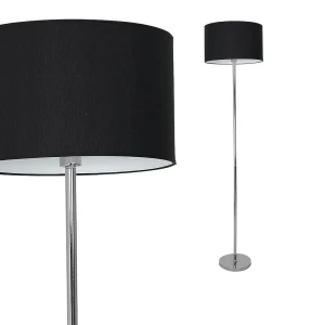 Lampa stojąca CASINO BLACK/CHROME 1xE27 Milagro ML6382