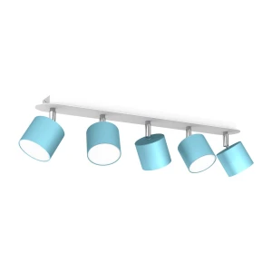 Lampa sufitowa DIXIE 5xGX53 Niebieski/Biały Milagro MLP7608