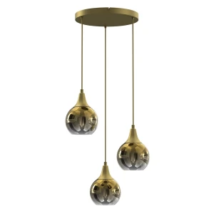 Lampa wisząca MONTE GOLD 3xE27 3xE27 60W Milagro MLP8403