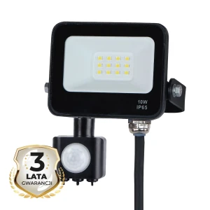 Naświetlacz LED 10W 4000K PIR Milagro EKN1624