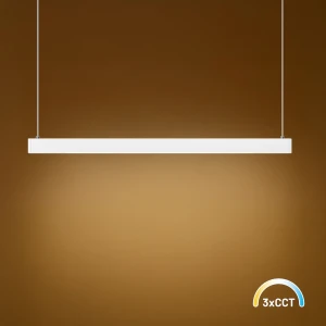 Lampa wisząca LINEA Biały 36W LED 3000K-4000K-5700K Milagro ML1783