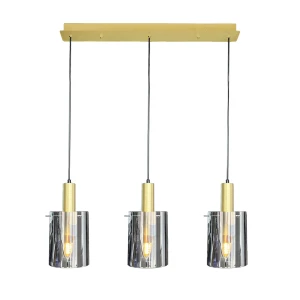 Lampa wisząca ARCADIA Gold 3xE27 Milagro ML1817