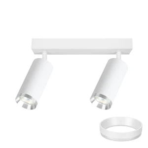 Oprawa MICA Spot Biały + Chrom 2xGU10 1XGU10 / MAX 10W Milagro ML2097