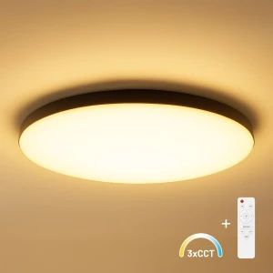 Plafon SIENA Czarny 80W LED Ø750 mm + pilot Milagro ML1834