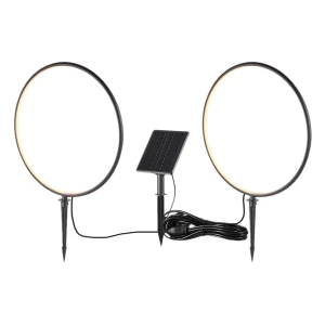 Lampa Solarna Rings 2x1,5W 2x25lm 3000K 2x1.5W LED Milagro EKO2360