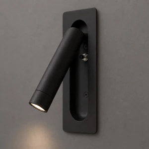 Kinkiet PODTYNKOWY INN 3W LED 3000K Czarny Milagro ML2584