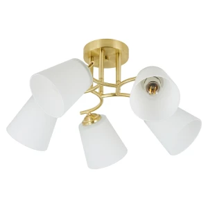 Lampa sufitowa PAFOS GOLD 5xE27 1XE27 MAX 15W LED Milagro ML2766
