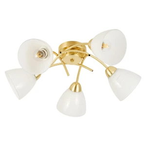 Lampa sufitowa CLARA GOLD 5xE27 5xE27 MAX 15W LED Milagro ML2761