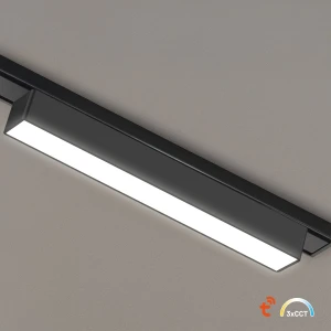 Slim Magnetic Track Czarny 23cm 10W LED Tuya CCT 48V Milagro ML2587