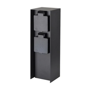 Słupek Ogrodowy Electric Slim 23cm 2 Schuko Gniazda 16A Milagro EKO2901