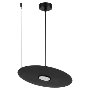 Lampa wisząca PIATTO Czarna 1xGX53 fi 350mm 1xGx53 max 15W LED Milagro MLP2909