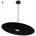 Lampa wisząca PIATTO Czarna 1xGX53 fi 550mm 1xGx53 max 15W LED Milagro MLP2917