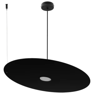 Lampa wisząca PIATTO Czarna 1xGX53 fi 550mm 1xGx53 max 15W LED Milagro MLP2917