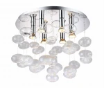 Plafon Azzardo LUVIA CLEAR 6xGU10 szer.50cm