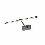 Kinkiet Azzardo Davinci 48 Black Chrome