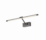 Kinkiet Azzardo Davinci 58 Black Chrome