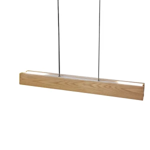 Lampa wisząca Azzardo LARIA WOOD drewniany LED wys.200cm