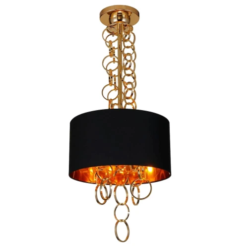 Lampa wisząca KATE czarna 4xE14 wys.75cm