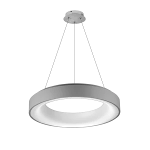 Lampa wisząca Azzardo SOVANA PENDANT 55 CCT szara LED wys.120cm