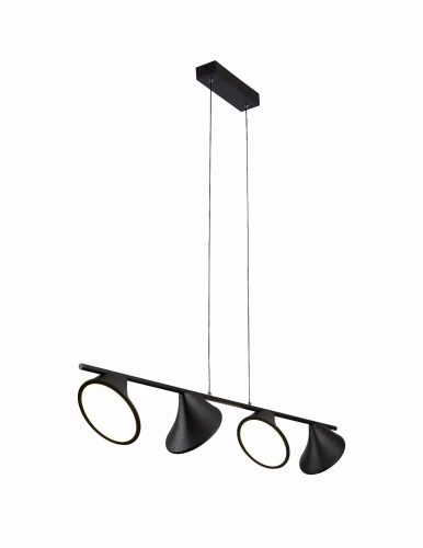 Lampa wisząca CLAMOR czarna 1xLED wys.170cm