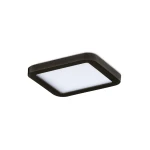SLIM 9 SQUARE 3000K IP44 BLACK