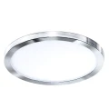 Plafon SLIM 15 ROUND 3000K IP44 chrom szer.14.5cm