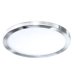 Plafon Azzardo SLIM 15 ROUND 3000K IP44 chrom szer.14.5cm