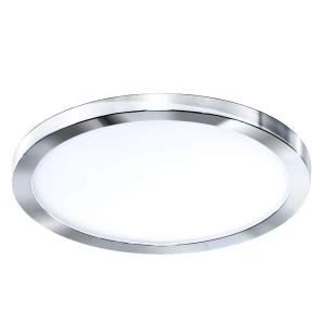 Plafon Azzardo SLIM 15 ROUND 3000K IP44 chrom szer.14.5cm